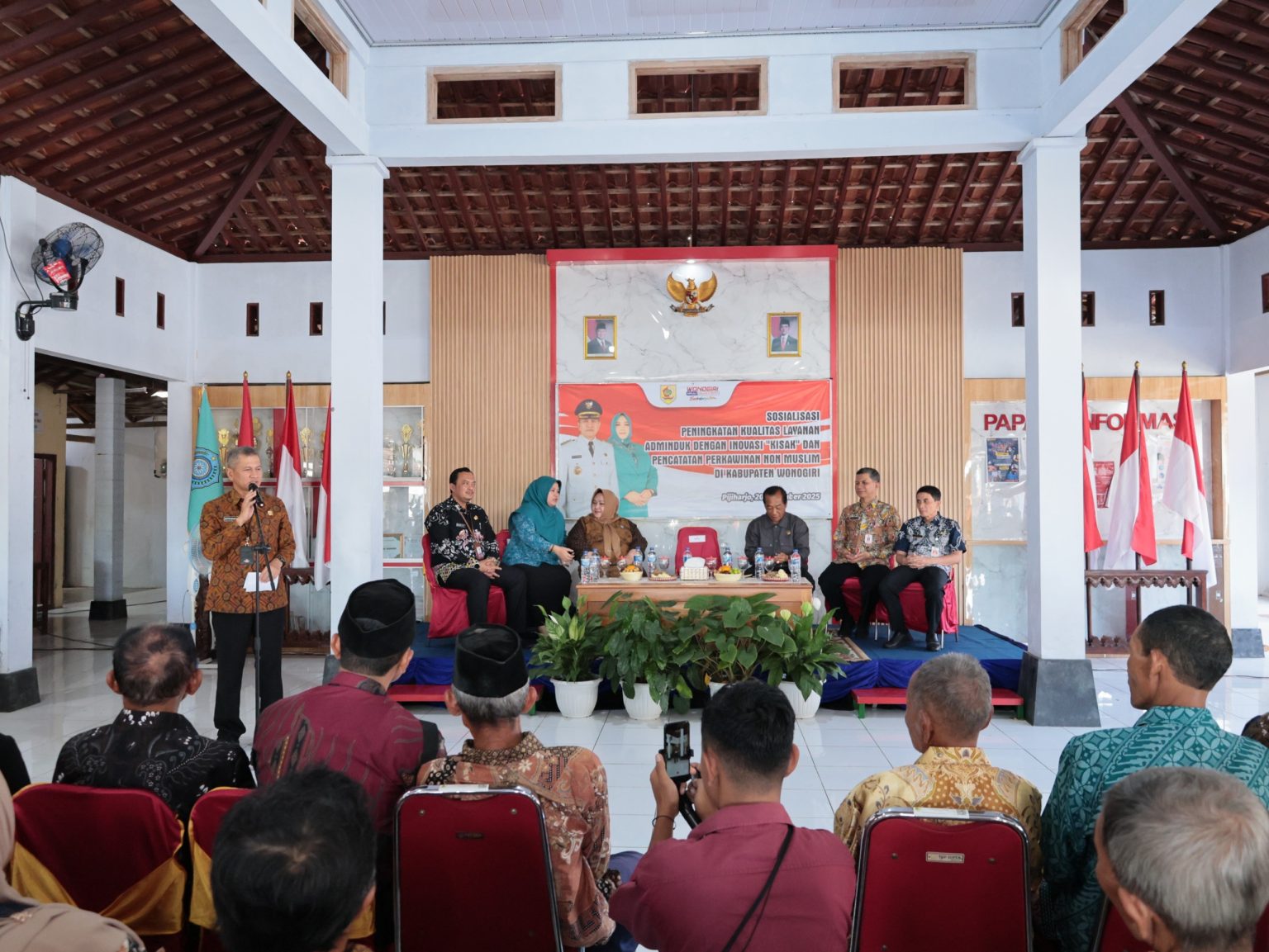 DESA PIJIHARJO GELAR SOSIALISASI PENINGKATAN KUALITAS LAYANAN ADMINDUK