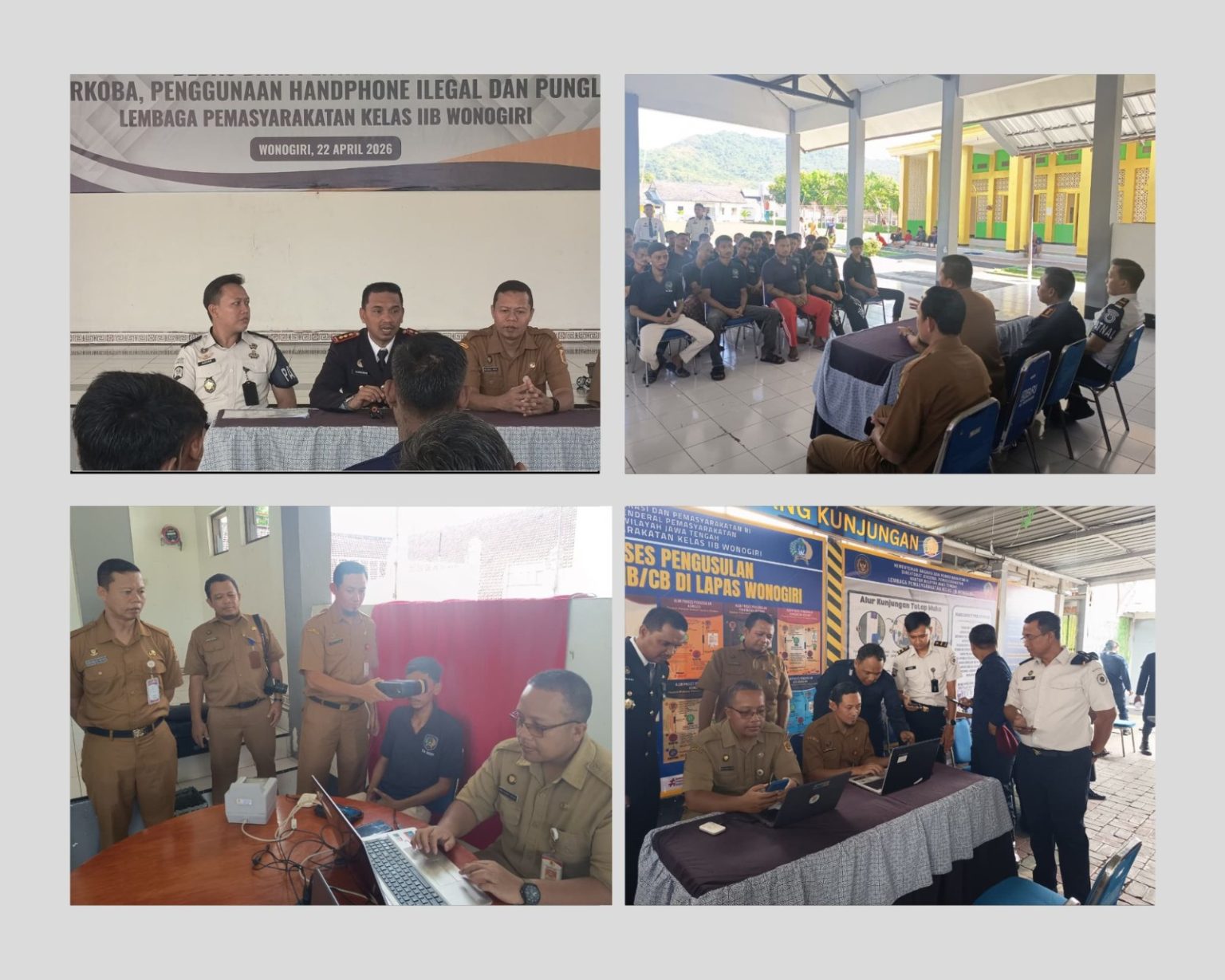 DISDUKCAPIL WONOGIRI LAKUKAN JEMPUT BOLA REKAM KTP-EL DAN AKTIVASI IKD DI LAPAS KELAS IIB WONOGIRI