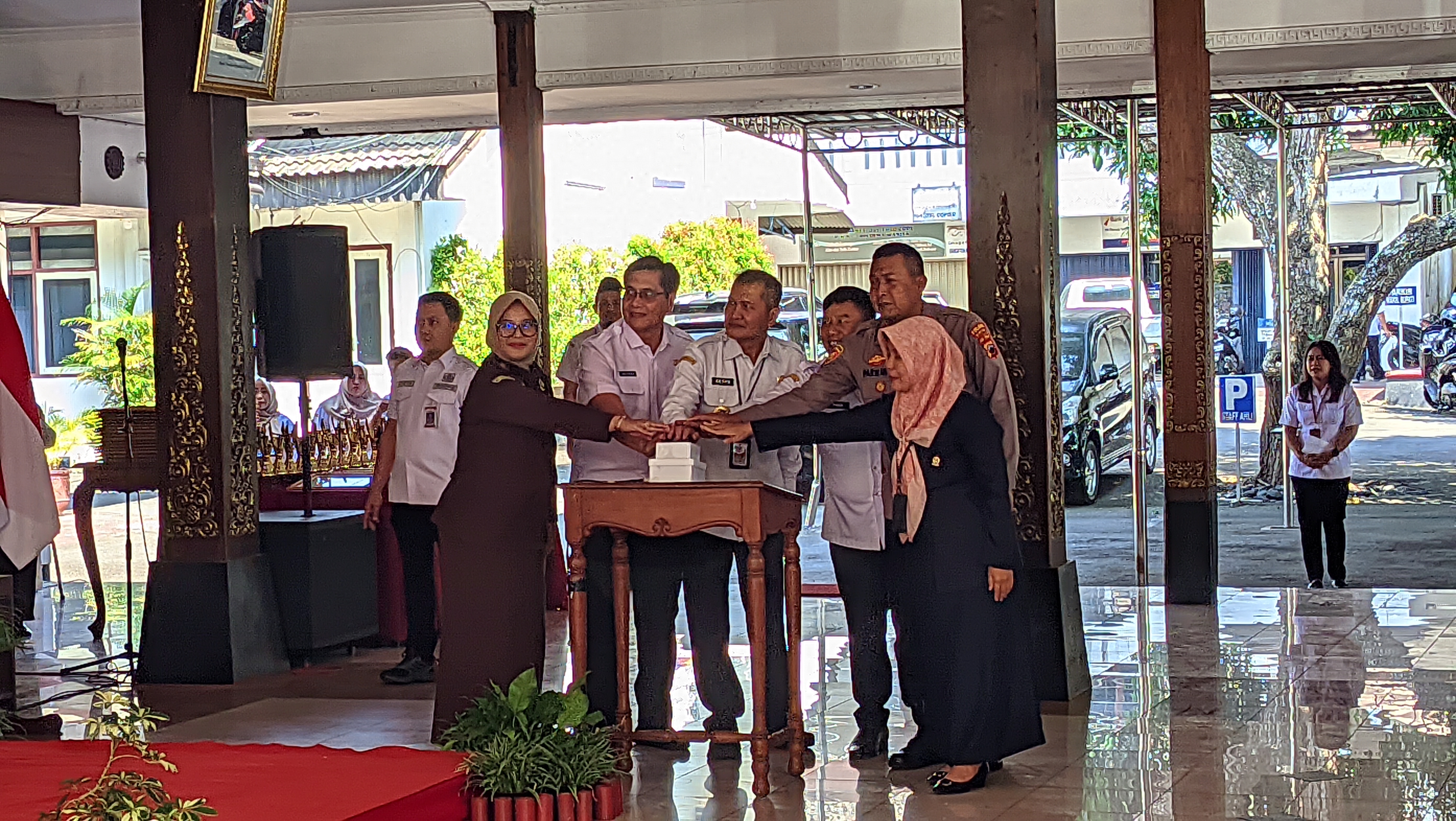 Launching Telunjuk Sakti MPP Nyawiji, Pemkab Wonogiri Perkuat Transformasi Digital Layanan Adminduk