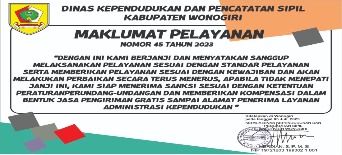 Maklumat Pelayanan